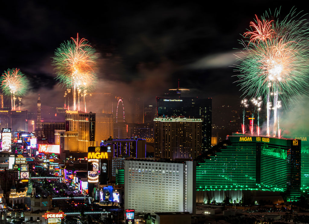 New Year's Eve 2023  Fremont Street in Downtown Las Vegas